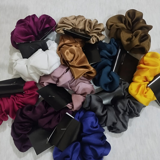 Ladies Satin Silk Hair Scrunchie – Soft Fabric