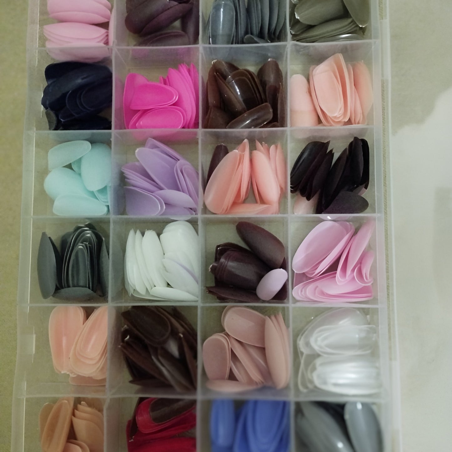 Multi Color Long Press-On Nails - 100+ Quantity