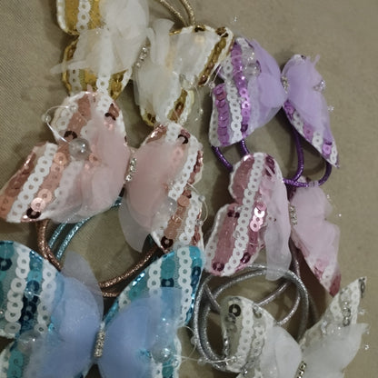 Kids Hair Sequence Butterfly – Sparkly Bow Design | Girls Hair Accessory