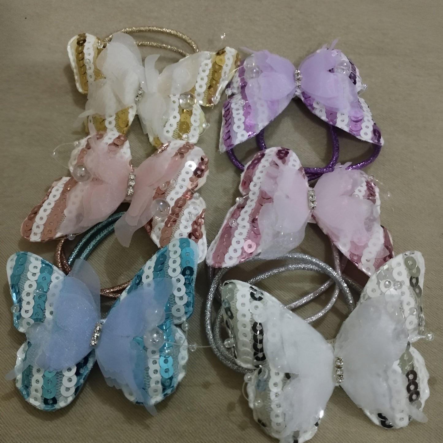 Kids Hair Sequence Butterfly – Sparkly Bow Design | Girls Hair Accessory