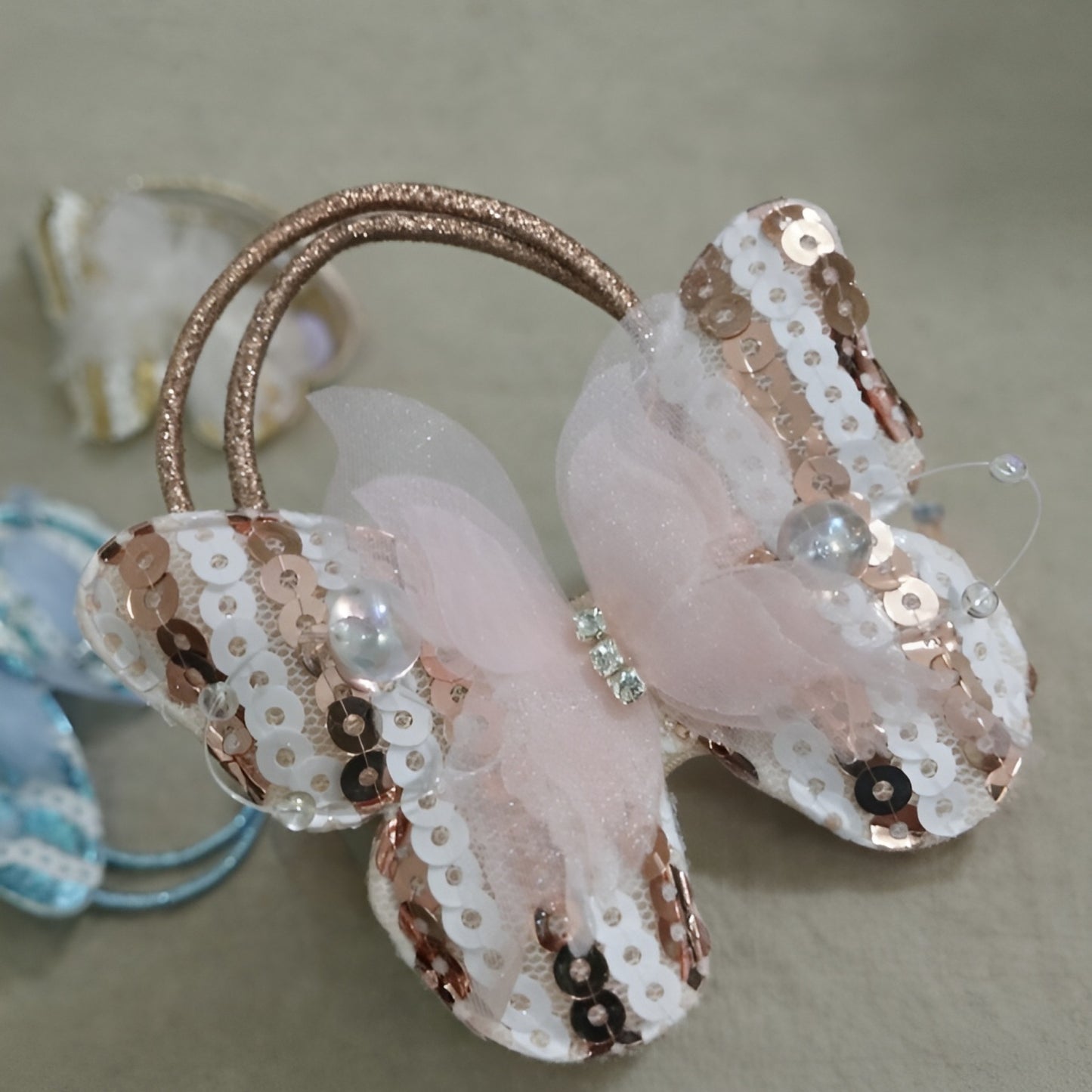 Kids Hair Sequence Butterfly – Sparkly Bow Design | Girls Hair Accessory